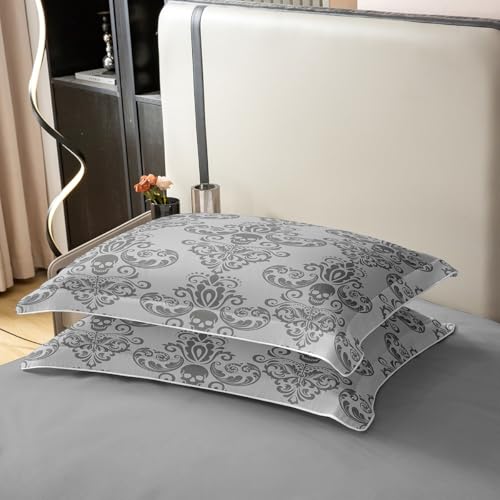 Kids Duvet Cover Set 100% Cotton King Size with Cartoon & Gothic Prints