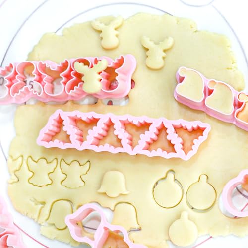 Mini Christmas Cookie Cutter Set for Pet Treats and Snacks - 6 Shapes - Christmas-1