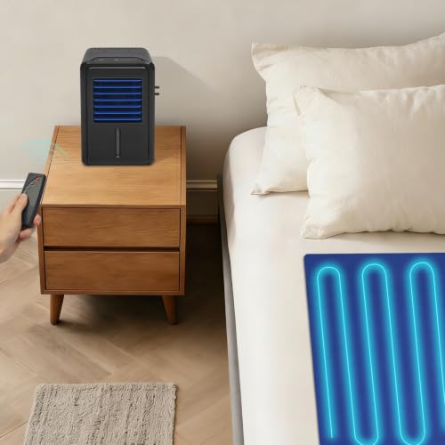 Water Cooled Mattress Pad Queen Cooling Bed Cooler with Remote & Timer