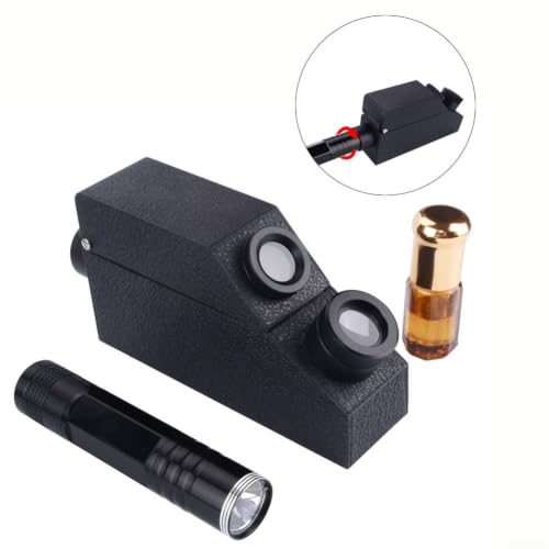 Portable Gemstone Refractometer Tool with Flashlight - B Variation for Jewelers & Hobbyists