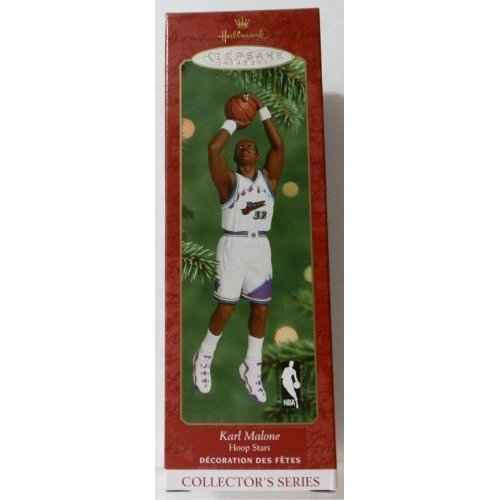 Hallmark 1 X 2000 Ornament Karl Malone # 6 in Hoop Stars