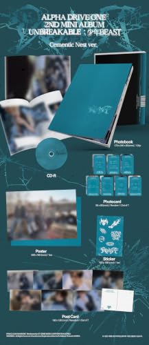 Alpha Drive One 2nd Mini Album Unbreakable Boy Beast Cementic Nest Ver