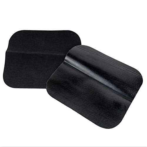 Singer 5-inch-by-5-inch Iron-On Patches, Black, 2 per Package (2 Pack)