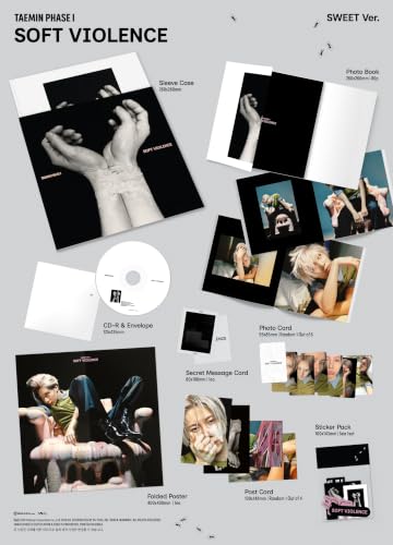 TAEMIN Phase I Soft Violence Photobook Album Random Ver - K-pop Official Merchandise