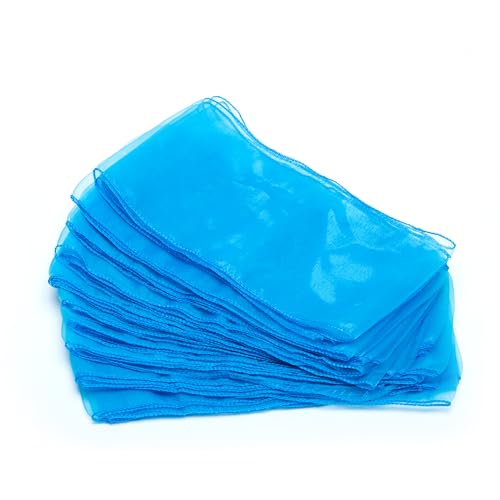 Blue Organza Table Runners Pack of 10 12 x 108 Inch for Wedding and Events