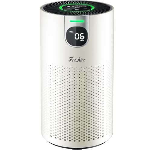 Large Room Air Purifier with HEPA Filter, 1800 Sq Ft Coverage, Sleep Mode, AQI & PM2.5 Display