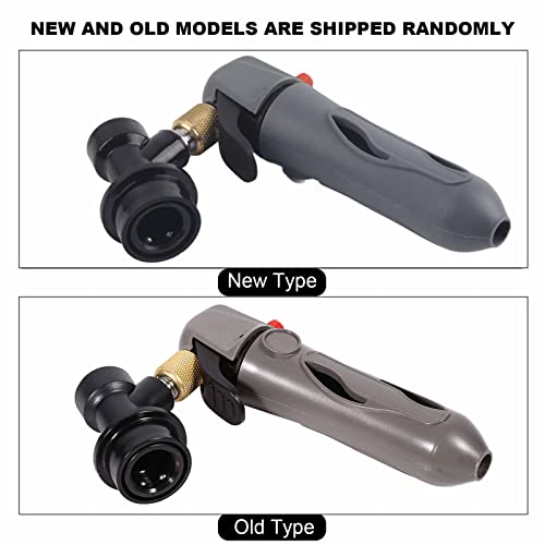 Portable CO2 Keg Charger for 16g Cartridges - Gray, Handheld & Refillable