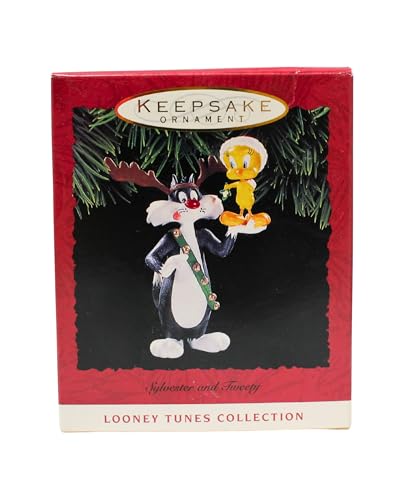 Hallmark Keepsake Sylvester and Tweety Christmas Ornament - Looney Tunes Collection