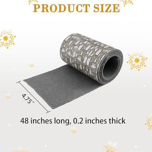 Cobblestone Street Landscape Roll for Village Displays - 48 Inch Length