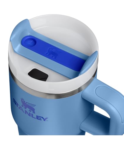 STANLEY Quencher H2.0 Tumbler with Handle and Straw 20 oz | Flowstate 3-Position Lid | Cup Holder Compatible for Travel | Insulated Stainless Steel Cup | BPA-Free | Blue Sky