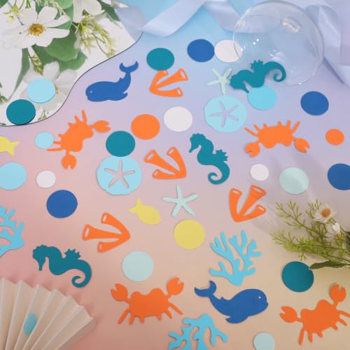 Ocean Party Confetti Table Scatter - Under the Sea Underwater Decor