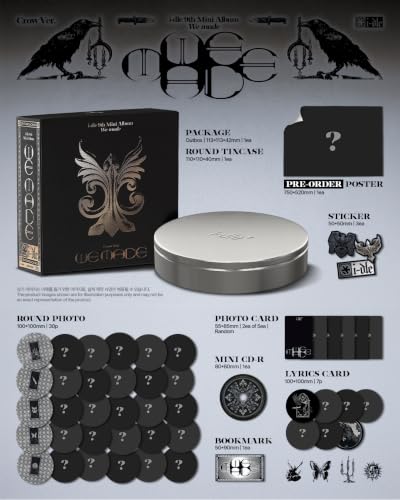 i-dle 9th Mini Album We Made Crow Version with Special Photocard