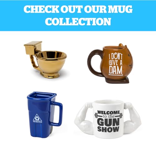 Game Over Ceramic Coffee Mug with Video Game Controller Handle - 14 Ounce Gamer Gift