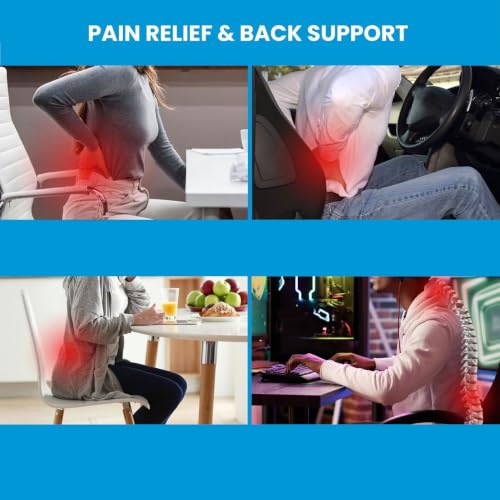 Lumbar Support Pillow for Honda HR-V LX 2016-2022 White Border / Normal