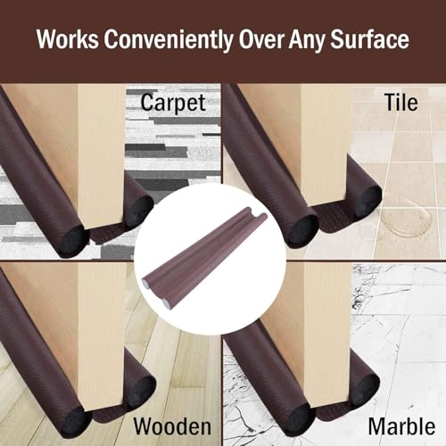 42 Inch Draft Stopper Door Seal Strip Pack of 3 - Dust & Noise Barrier