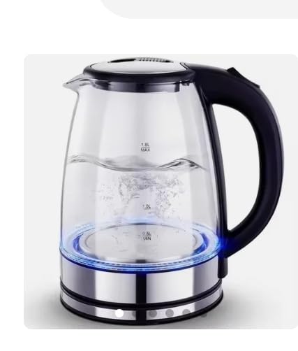 2L Electric Glass Kettle with Rapid Boil & Auto Shut-Off, Modern Design