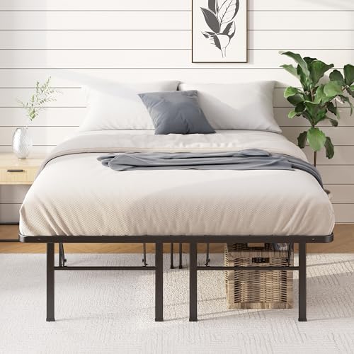 Zinus 16 Inch SmartBase Deluxe Mattress Foundation/ 2 Extra Inches high for Under-Bed Storage/Platform Bed Frame/Box Spring Replacement/Strong/Sturdy/Quiet Noise-Free, Cal King