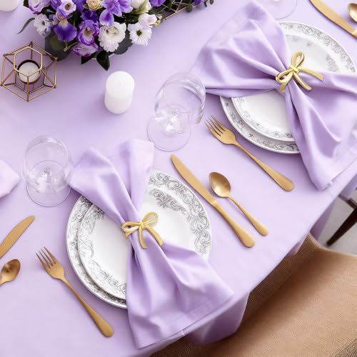 Gold Napkin Rings Set of 16 - Elegant Bow Table Decor for Weddings & Parties