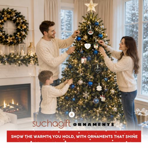 Snowman Christmas Ornament 2026 - Holiday Tree Decor, Keepsake