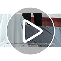 White 5FT Swinging Ghost Halloween Outdoor Decor with Light & Timer