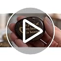 60 Pcs Memorial Stones for Loved Ones - Natural River Rocks with Heartfelt Inscriptions