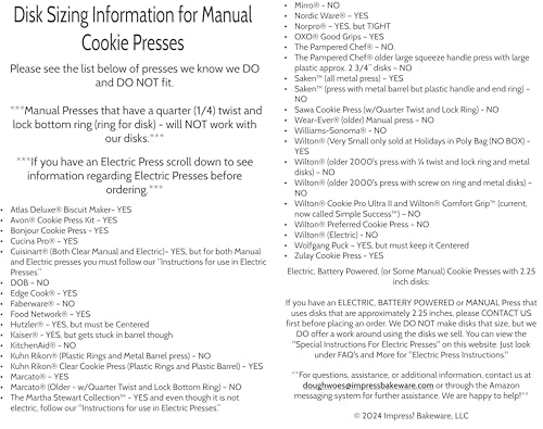 Metal Cookie Press Set with 12 Shapes Disks for Spritz Cookies