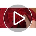 Syhood 30 Inch Burgundy Velvet Christmas Tree Skirt with Scalloped Edge & Bow - Holiday Decor