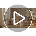 Personalized Dog Toy Basket with Name - Custom Pet Toy Storage Bin - Pet Basket