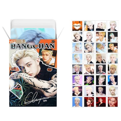 PYAJUU Stray Kids Photocards Set with Stickers - Bangchan Variant, 92 PCS KPOP Gift