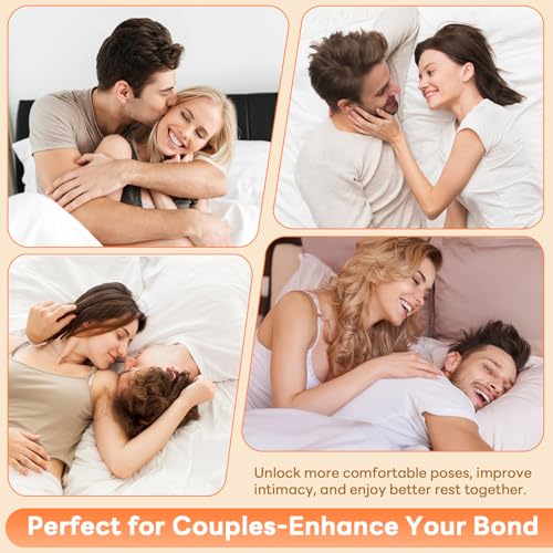 Dark Gray Memory Foam Wedge Pillow for Reading and Support - Intimacy Positioning Pillow