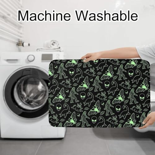 Microfiber Flannel Bath Mat Set 3-Piece Bathroom Rug Toilet Seat Cover Tub Mat