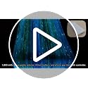 LED Light Up Coffee Table Runner - White Fiber Optic Fabric for Party & Wedding