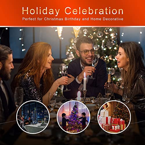 Outdoor Christmas Star String Lights with 8 Modes - Waterproof 320 LED multicolor, Star-Multicolor Variation