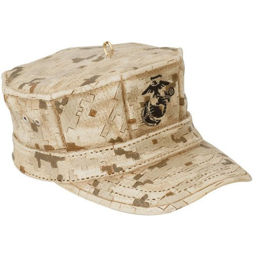 U.S. Marine Corps Cap Christmas Ornament - Kurt Adler Holiday Decor
