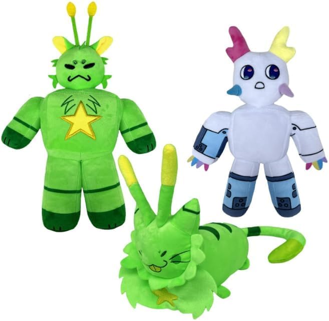 Regine Switzerland Gnarpy Plush | Adorable Alien Cat Toy - Perfect Gift for Fans (Green)