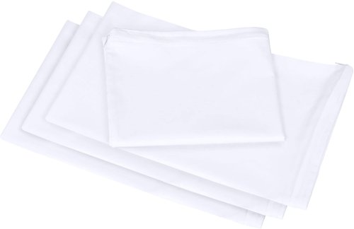 Utopia Bedding 80 Pack Waterproof Pillow Protectors with Zipper Queen Size (White), Bed Bug and Dust Mite Proof Pillow case Covers, Moisture Wicking Pillow Encasements 20 x 28 Inches