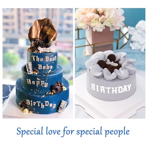 Silicone Letter and Number Molds for Baking & Cake Decoration