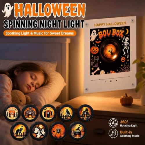 Magnetic Fridge Music Box with Lights & NFC Playback - Halloween Decor