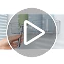 HAMITOR 5 Pack Clear Adhesive Shower Caddies, Bathroom Wall Organizer