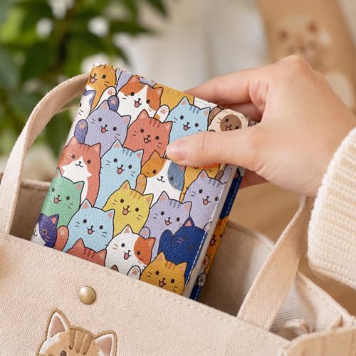 Cute Cat Photo Album 4x6 with 56 Pockets Small Picture Book Gift