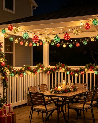 Battery Operated Christmas String Lights 22FT with 20 LEDs, 8 Modes, Timer for Indoor & Outdoor Decor