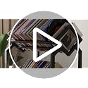Homeiju 3-Tier Vinyl Record Storage Holder with Dividers - Space-Saving LP Organizer
