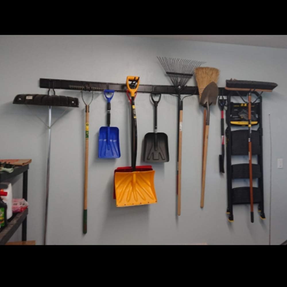 Ultrawall Tool Storage Rack - 13 PCS Adjustable Wall-Mounted Organizer | 64-Inch Heavy-Duty Steel System