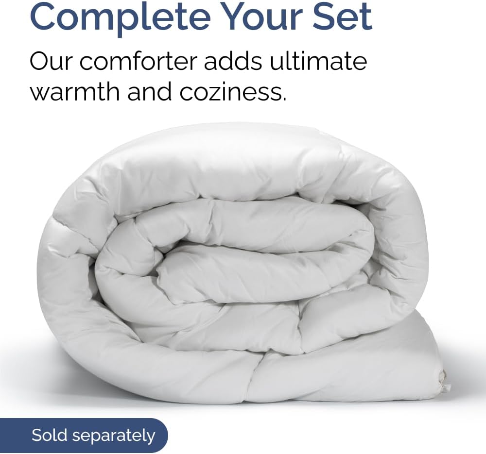 Skiennix Extra Deep King Sheet Set - 6 Piece Breathable Cooling Bedding - Soft Wrinkle-Free Lavender