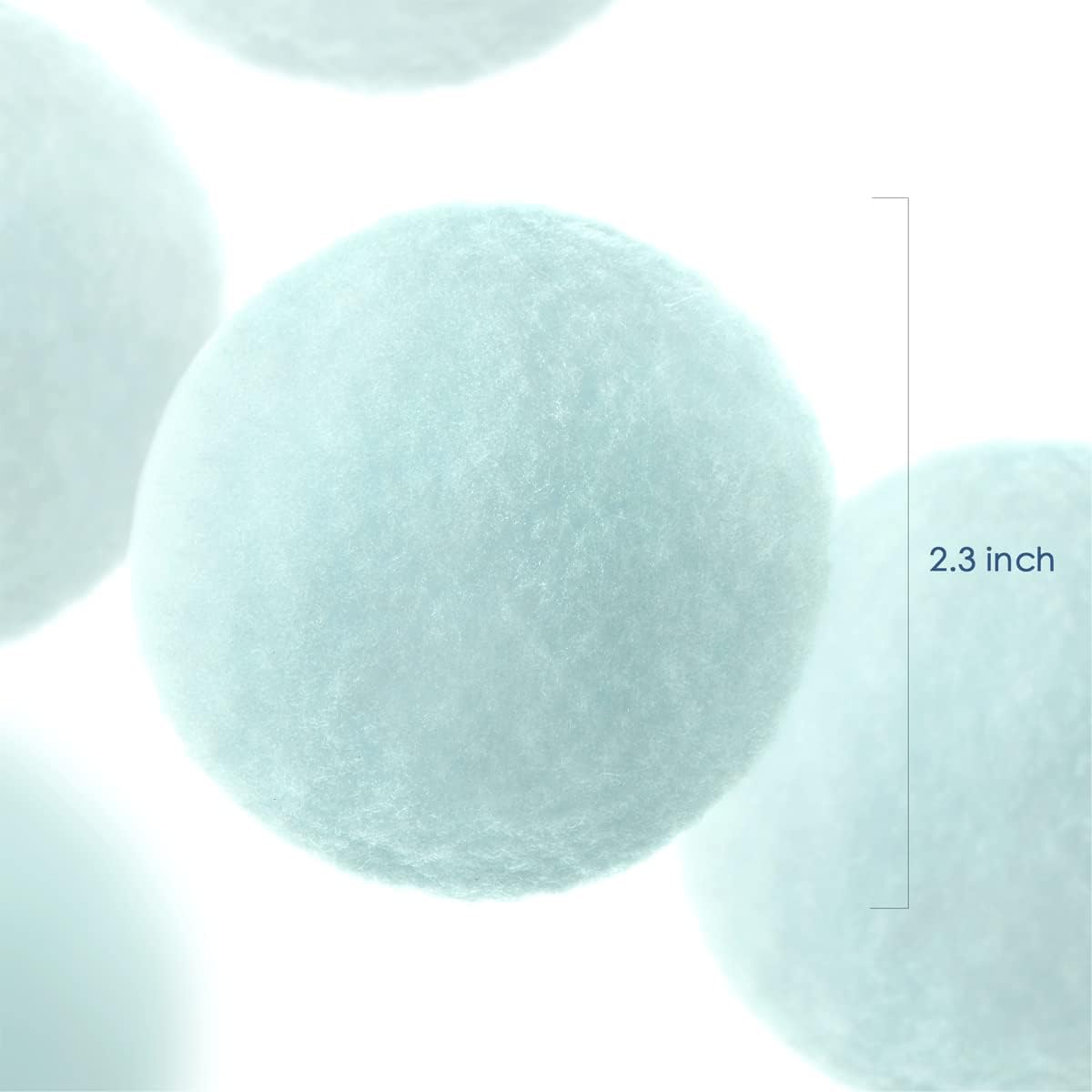 Skiennix 30 Pack Snow Fighting Balls - Plush Indoor Christmas Snowballs for Fun Playtime Decor