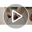 36 ft Rustic Christmas Bell Garland with Burlap & Metal Sleigh Bells - Farmhouse Decor