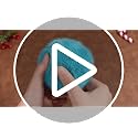 Turquoise Christmas Furry Ball Ornaments Set of 15 - 3.5 Inch Tree Decor