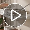 Walnut Floating Wall Shelves Set of 2 - 23.6 Inch Wall Mounted Storage