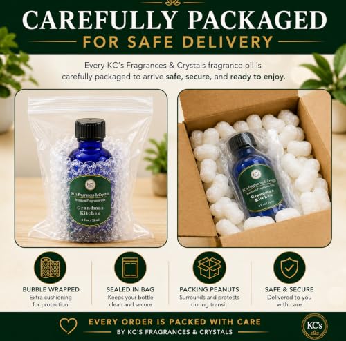Grandma's Kitchen Fragrance Oil - Warm Cinnamon Scent for Diffusers, 2 fl oz