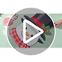 Giant Snowman Door Sign Decorations for Christmas Front Door - Snowman Variation